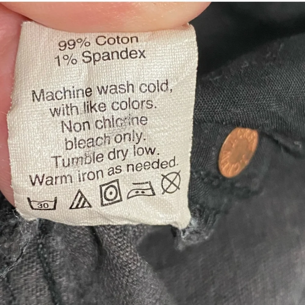 J. Crew Gray Corduroy Stretch Jeans Size 24 - Picture 6 of 6